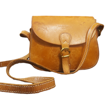 Load image into Gallery viewer, Courreges Paris Leather Crossbody Saddle Bag