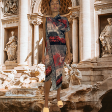 Load image into Gallery viewer, Jean Paul Gaultier Maille Classique Paris Vintage Tatoo Sheer Mesh Print Scarf/Dress