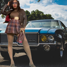 Load image into Gallery viewer, American Eagle Outfitters Brown Leather Motorcycle Jacket Size M