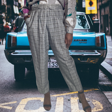 Load image into Gallery viewer, Roberta Di Castelli Plaid Trousers Size XL