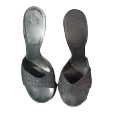 Load image into Gallery viewer, Chanel Canvas Whipstich Wedge size 39.5