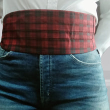 Load image into Gallery viewer, Christian Dior Silk Plaid Cumberband