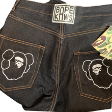 Load image into Gallery viewer, Bape ×Kaws 2005 Denim Jeans Size XL
