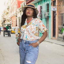 Load image into Gallery viewer, Bahamas MFG. Co Print Shirt.Size M