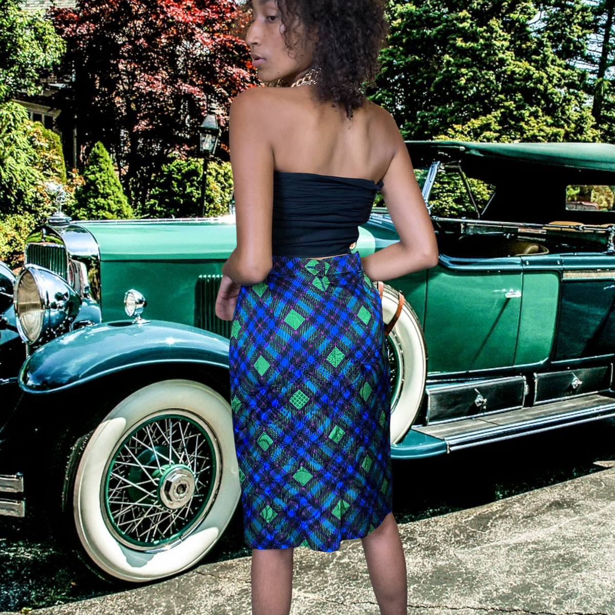 Louis Feraud Woven Jacquard Print Skirt Size Small – Lucille