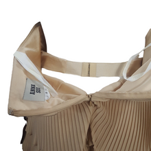 Load image into Gallery viewer, Anna Sui Strapless Layered Crinkle Pleats Cocktail Dress size 8