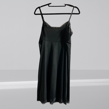 Load image into Gallery viewer, Vintage Black Slip Dress Size Large
