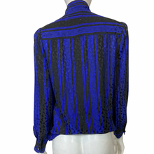 Load image into Gallery viewer, 1960s Adolfo Saks Fifth Avenue Silk Secretary Blouse sz. S