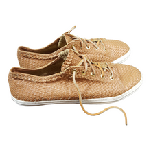 Load image into Gallery viewer, Talbots Hilly Leather Woven Sneakers Size 9.5