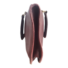 Load image into Gallery viewer, Vintage 1974 Coach Bonnie Cashin The Slim Satchel Leather Bag Eggplant