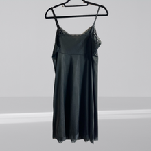 Load image into Gallery viewer, Vintage Black Slip Dress Size Large