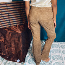 Load image into Gallery viewer, Santacroce Firenze Printed Suede Leather Trousers Size 42