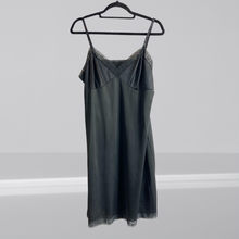 Load image into Gallery viewer, Vintage Black Slip Dress Size Large