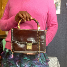 Load image into Gallery viewer, Bamboo Top Handle Chain Lock and Key