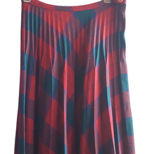 Load image into Gallery viewer, Wool 1970s Red Buffalo Plaid Maxi Skirt size S