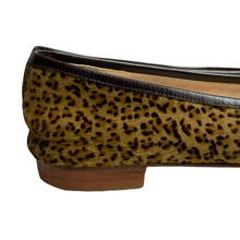Load image into Gallery viewer, Manolo Blahnik Calf Hair Leopard Print Flats