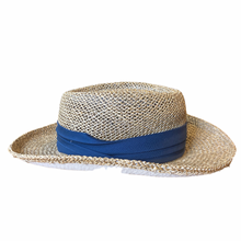 Load image into Gallery viewer, Vintage Panama Straw Hat