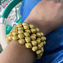 Load image into Gallery viewer, Vintage Indian Etruscan Bead Bracelet