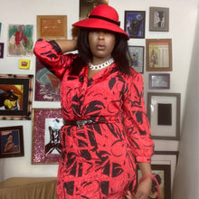 Load image into Gallery viewer, Vintage Red Wool Fedora