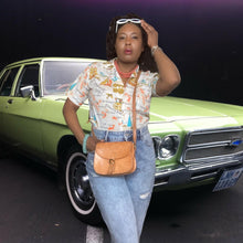 Load image into Gallery viewer, Courreges Paris Leather Crossbody Saddle Bag