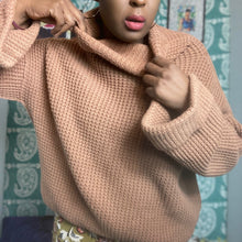 Load image into Gallery viewer, Free People Over Size Waffle Knit Sweater