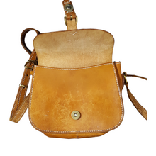 Load image into Gallery viewer, Courreges Paris Leather Crossbody Saddle Bag