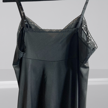 Load image into Gallery viewer, Vintage Black Slip Dress Size Large