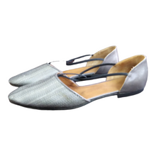 Load image into Gallery viewer, Giorgio Armani Silk Pointy Toe D' Orsay Flats