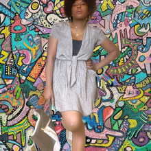 Load image into Gallery viewer, 60' s Ronen Young Fashion Slip Dress sz. 12