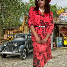 Load image into Gallery viewer, Jonathan Martin Jacquard Midi Dress Size L