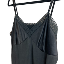 Load image into Gallery viewer, Vintage Black Slip Dress Size Large