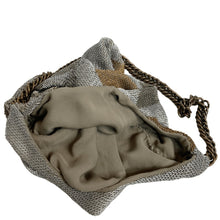 Load image into Gallery viewer, Salvaged NoWa by Narai, Silk Georgette Beaded Droopy Shoulder Chain Strap Bag