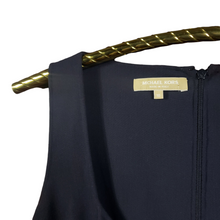 Load image into Gallery viewer, Michael Kors Navy Sleeveless Sheath Dress Size 10
