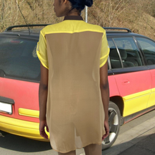 Load image into Gallery viewer, Uffizi Rachel Color Block Blouse Size L