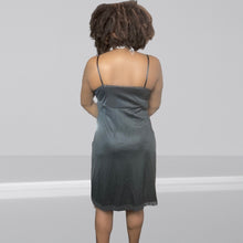 Load image into Gallery viewer, Vintage Black Slip Dress Size Large