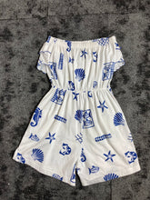 Load image into Gallery viewer, Gloria's Fashions 1990s Cotton Beach Print Romper