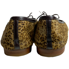 Load image into Gallery viewer, Manolo Blahnik Calf Hair Leopard Print Flats