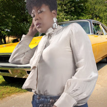 Load image into Gallery viewer, Vintage BRAVO Silk Blouse Size 12