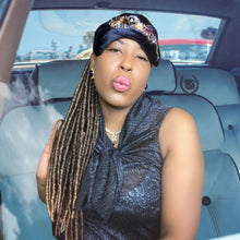 Load image into Gallery viewer, Vintage Navy Blue Jeweled Cloche Hat