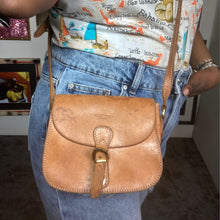 Load image into Gallery viewer, Courreges Paris Leather Crossbody Saddle Bag