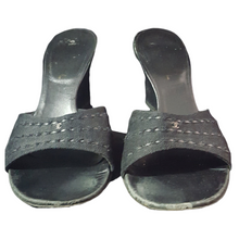 Load image into Gallery viewer, Chanel Canvas Whipstich Wedge size 39.5