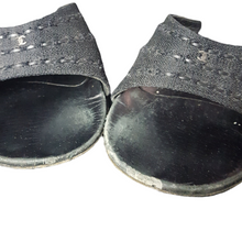 Load image into Gallery viewer, Chanel Canvas Whipstich Wedge size 39.5
