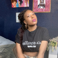 Load image into Gallery viewer, 90s Black Ellesse T Shirt Size XL