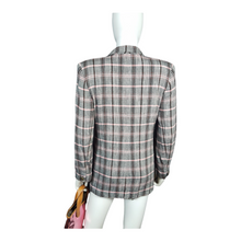 Load image into Gallery viewer, 70s Oleg Cassini Plaid Blazer Size 8