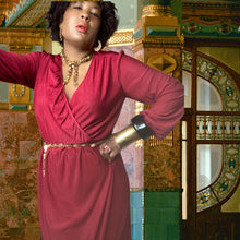 Load image into Gallery viewer, 70s Vintage Lolita Blousan Dress Size L