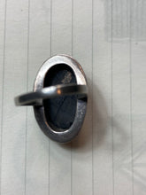 Load image into Gallery viewer, Antique Victorian Mourning Sterling Black Onyx Marcasite Ring