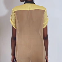 Load image into Gallery viewer, Uffizi Rachel Color Block Blouse Size L