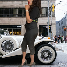 Load image into Gallery viewer, Those Days Draped Crotch Pants size M