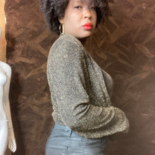 Load image into Gallery viewer, Onyx By Wendy Chaitin Metallic Gold Evening Twin Set Size 1X