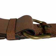 Load image into Gallery viewer, Banana Republic Brown Leather Belt Size M